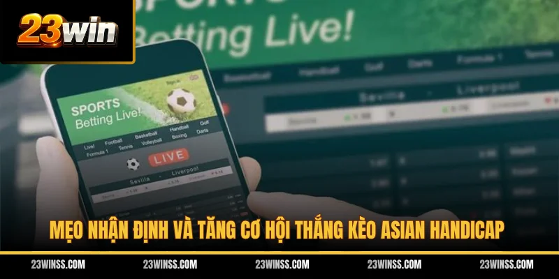 Mẹo nhận định và tăng cơ hội thắng kèo Asian Handicap