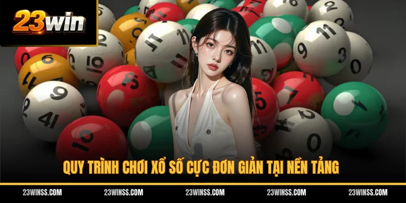 Quy trình chơi xổ số cực đơn giản tại nền tảng